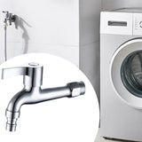 Maxbell Washing Machine Faucet Laundry Faucet Water Tap for Outdoor Laundry Bathroom Alloy 14cm Tip