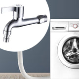 Maxbell Washing Machine Faucet Laundry Faucet Water Tap for Outdoor Laundry Bathroom Alloy 18cm  Long