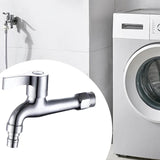 Maxbell Washing Machine Faucet Laundry Faucet Water Tap for Outdoor Laundry Bathroom Alloy 18cm  Long