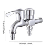 Maxbell Washing Machine Faucet Laundry Faucet Water Tap for Outdoor Laundry Bathroom Copper Double Use