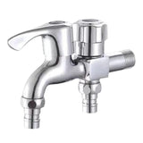 Maxbell Washing Machine Faucet Laundry Faucet Water Tap for Outdoor Laundry Bathroom Alloy Double Use