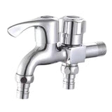 Maxbell Washing Machine Faucet Laundry Faucet Water Tap for Outdoor Laundry Bathroom Alloy Double Use