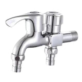 Maxbell Washing Machine Faucet Laundry Faucet Water Tap for Outdoor Laundry Bathroom Alloy Double Use