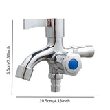 Maxbell Washing Machine Faucet Laundry Faucet Water Tap for Outdoor Laundry Bathroom Alloy Side Opening