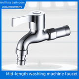 Maxbell Washing Machine Faucet Laundry Faucet Water Tap for Outdoor Laundry Bathroom Alloy Side Opening