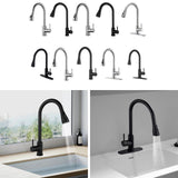 Maxbell Kitchen Faucet with Pull Down Spray Waterfall Kitchen Sink Faucet for Camping 2 gears silvery