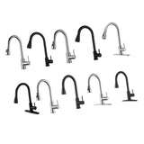 Maxbell Kitchen Faucet with Pull Down Spray Waterfall Kitchen Sink Faucet for Camping 2 gears silvery
