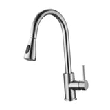 Maxbell Kitchen Faucet with Pull Down Spray Waterfall Kitchen Sink Faucet for Camping 2 gears silvery