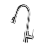 Maxbell Kitchen Faucet with Pull Down Spray Waterfall Kitchen Sink Faucet for Camping 2 gears silvery