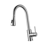 Maxbell Kitchen Faucet with Pull Down Spray Waterfall Kitchen Sink Faucet for Camping 2 gears silvery