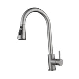 Maxbell Kitchen Faucet with Pull Down Spray Waterfall Kitchen Sink Faucet for Camping 3 gears silvery