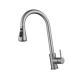 Maxbell Kitchen Faucet with Pull Down Spray Waterfall Kitchen Sink Faucet for Camping 3 gears silvery