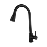 Maxbell Kitchen Faucet with Pull Down Spray Waterfall Kitchen Sink Faucet for Camping 3 gears black