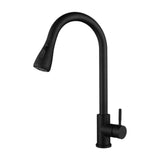Maxbell Kitchen Faucet with Pull Down Spray Waterfall Kitchen Sink Faucet for Camping 3 gears black