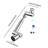 Maxbell 360° Rotatable Universal Adjustable Faucet Extender for Hotel Sink Household