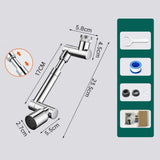 Maxbell 360° Rotatable Universal Adjustable Faucet Extender for Hotel Sink Household