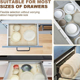 Maxbell Wood Pegboard Drawer Organizer Peg Board System for Food Containers Cookware
