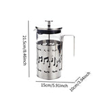 Maxbell French Coffee Maker Portable Pitcher Creative Travel Gift 1000ml