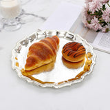 Maxbell Decorative Serving Tray Food Tray Jewelry Holder for Necklace Candle Dessert 32cm
