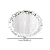 Maxbell Decorative Serving Tray Food Tray Jewelry Holder for Necklace Candle Dessert 32cm