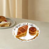 Maxbell Decorative Serving Tray Food Tray Jewelry Holder for Necklace Candle Dessert 32cm