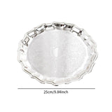 Maxbell Decorative Serving Tray Food Tray Jewelry Holder for Necklace Candle Dessert 25cm