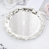 Maxbell Decorative Serving Tray Food Tray Jewelry Holder for Necklace Candle Dessert 25cm