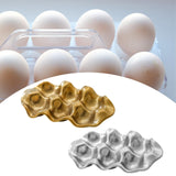 Maxbell Ceramic Egg Holder Practical Egg Tray for Pantry Shelves Drawer Refrigerator gold
