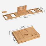 Maxbell Bathtub Tray Bathroom Accessories Extendable for Hotel SPA Relaxing Bathroom