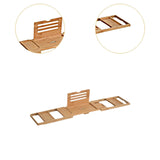 Maxbell Bathtub Tray Bathroom Accessories Extendable for Hotel SPA Relaxing Bathroom