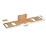 Maxbell Bathtub Tray Bathroom Accessories Extendable for Hotel SPA Relaxing Bathroom