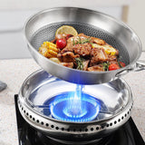 Maxbell Stovetop Gas Rack Holder Reusable Kitchen Stovetop Protector Wok Pan Support