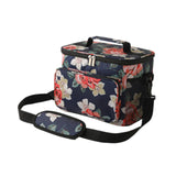 Maxbell Lunch Bag with Handle 10L Insulated Picnic Bag for Travel Backpacking Hiking flower