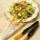 Maxbell Buffet Tongs Catering Utensil Multi Use Serving Tongs for Steak Buffet Salad S black