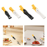 Maxbell Buffet Tongs Catering Utensil Multi Use Serving Tongs for Steak Buffet Salad S black