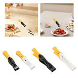 Maxbell Buffet Tongs Catering Utensil Multi Use Serving Tongs for Steak Buffet Salad S black