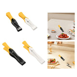 Maxbell Buffet Tongs Catering Utensil Multi Use Serving Tongs for Steak Buffet Salad S black