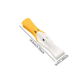 Maxbell Buffet Tongs Catering Utensil Multi Use Serving Tongs for Steak Buffet Salad S white