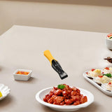 Maxbell Buffet Tongs Catering Utensil Multi Use Serving Tongs for Steak Buffet Salad L black