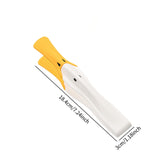 Maxbell Buffet Tongs Catering Utensil Multi Use Serving Tongs for Steak Buffet Salad L white
