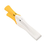 Maxbell Buffet Tongs Catering Utensil Multi Use Serving Tongs for Steak Buffet Salad L white
