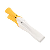 Maxbell Buffet Tongs Catering Utensil Multi Use Serving Tongs for Steak Buffet Salad L white