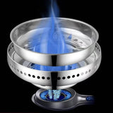 Maxbell Wok Pan Support Rack Kitchen Pan Rack for Cooktop Range Pan Camping Double Layer