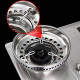 Maxbell Wok Pan Support Rack Kitchen Pan Rack for Cooktop Range Pan Camping Double Layer