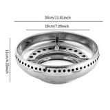 Maxbell Wok Pan Support Rack Kitchen Pan Rack for Cooktop Range Pan Camping Double Layer