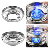 Maxbell Wok Pan Support Rack Kitchen Pan Rack for Cooktop Range Pan Camping Double Layer