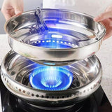 Maxbell Wok Pan Support Rack Kitchen Pan Rack for Cooktop Range Pan Camping Single Layer