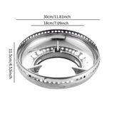 Maxbell Wok Pan Support Rack Kitchen Pan Rack for Cooktop Range Pan Camping Single Layer