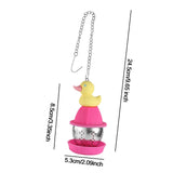 Maxbell Hanging Duck Shape Sturdy Mesh Tea Filter for Household Living Room Tea Room