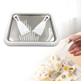 Maxbell Ice Cream Pan Fun Parent Child Activities Easy to Clean Ice Cream Cold Plate white